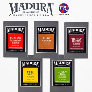 Madura Tea มาดูร่า ที 20 ซอง (เลือกรสได้) ชา นำเข้าจาก ออสเตรเลีย