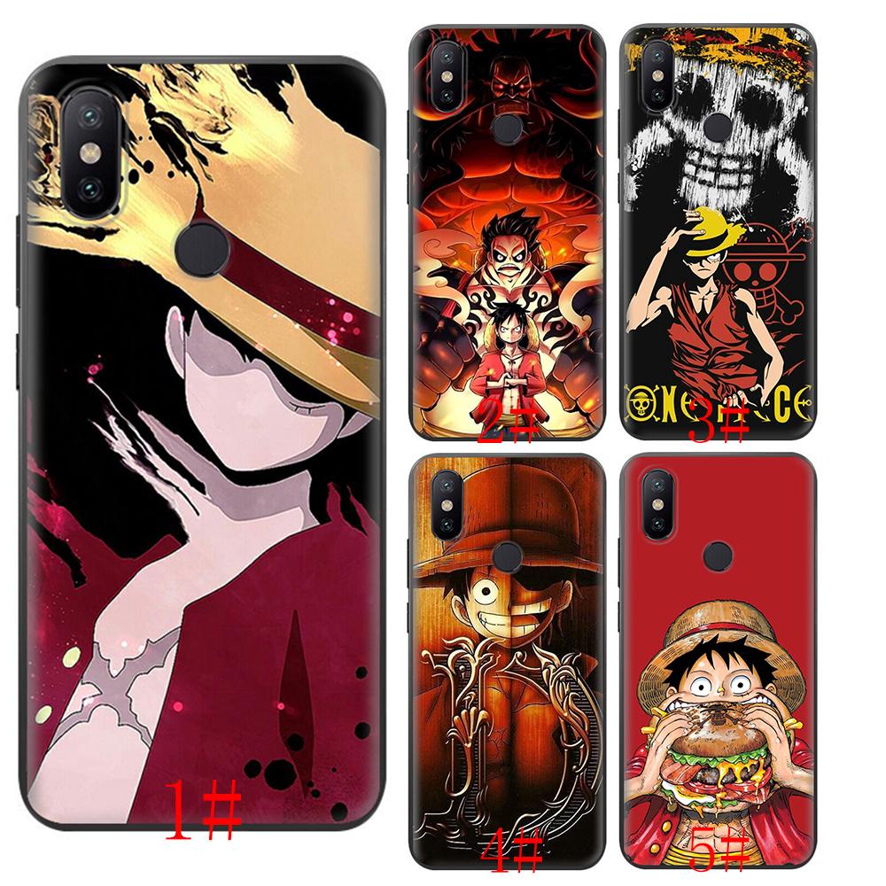 เคสโทรศัพท์แบบนิ่มเคสโทรศัพท์มือถือลายการ์ตูน One Piece สําหรับ Xiaomi Mi 1 / 5x2 / 6x6 8 9 Se Max 3 F 1 Lite