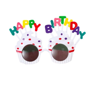 โปรโมชั่น : แว่นตา พร็อพสำหรับงานปาร์ตี้วันเกิด DIY 1 ชิ้น