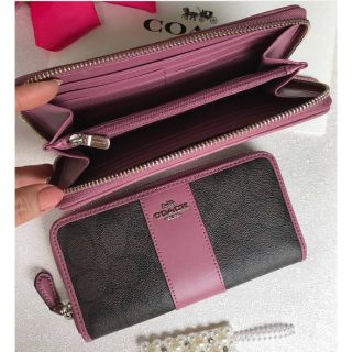 Coach กระเป๋าสตางค์ใบยาว ใหม่มือ1 แท้100%
