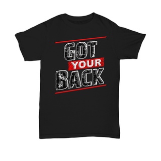 เสื้อยืดลําลอง แขนสั้น คอกลม พิมพ์ลาย Got Your Back Good Store