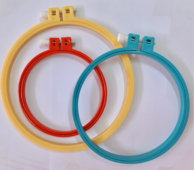 สะดึงพลาสติก  สะดึงปักผ้า มี 3 ขนาด