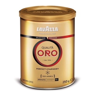 Lavazza เมล็ดกาแฟแท้คั่วบด 250กรัม ลาวาซซา oro100%arabica