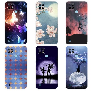 เคส เรียวมี Realme C21Y C25Y Case การ์ตูน Soft TPU เคสซิลิโคน โทรศัพท์มือถือ ซิลิโคนแบบนิ่ม พิมพ์ลาย Cover For OPPO Realme C21Y เคส