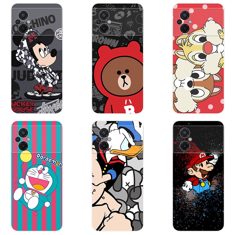 เคส Xiaomi POCO M5 เคสซิลิโคน Soft Back Cover Xiaomi POCOM5 Phone Case Silicone ลายการ์ตูน เคส