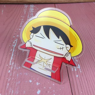 พร้อมส่ง ที่ตั้งมือถือ ลายการ์ตูน วันพีช โคนัน เซเลอร์มูน