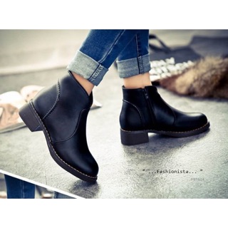 ❤️ High elegance leather boots พร้อมส่ง! Y8942