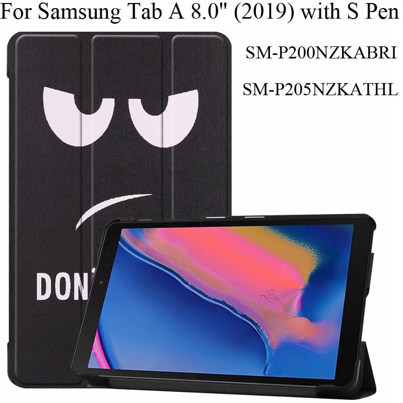 Samsung Galaxy Tab A 8.0 With S Pen 2019 กรณีป้องกัน เคส SM-P200 P205 ฝาครอบป้องกัน หุ้ม