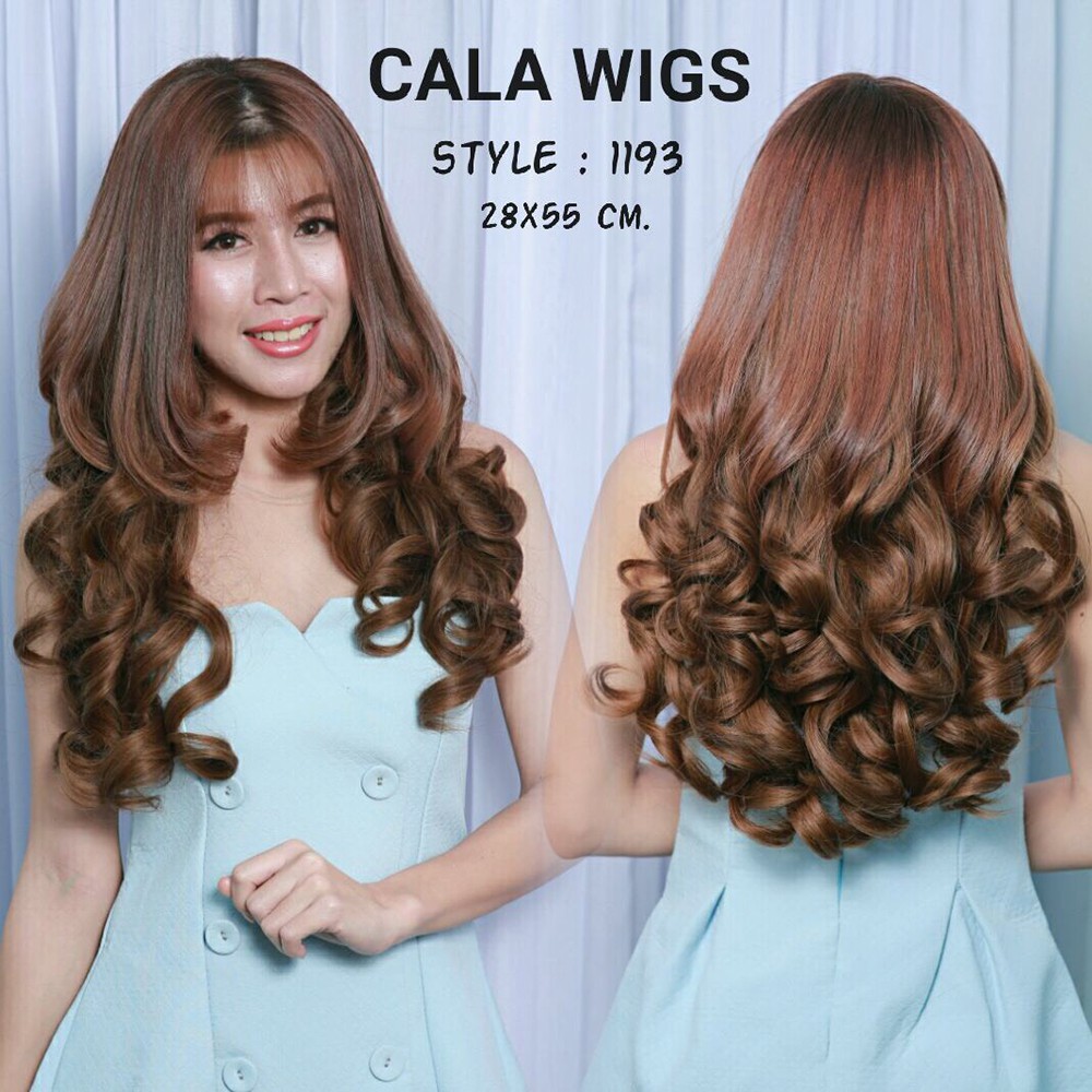 แฮร์พีช hairpiece  แฮร์พีชcalawigsราคาส่ง รหัส1193 กว้าง28cmยาว55cm ชิ้นหนาพิเศษไหมด้านเหมือนผมจริง แฮร์พีชลอนยาว