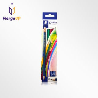 ดินสอไม้ ดินสอดำ สเต็ดเล่อร์ Staedtler HB Rainbow Norica Pencils (1 กล่อง 12 แท่ง)