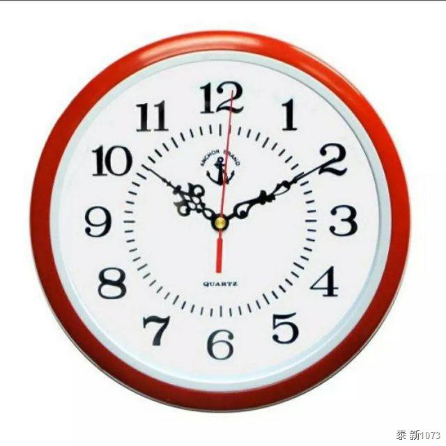 นาฬิกาแขวนผนังตราสมอ Anchor Brand นาฬิกาแขวน รุ่น 55 นาฬิกาทรงกลมขนาด 25 cm.× 25 cm. ของแท้ (เลือกสีได้เลยนะค่ะ)
