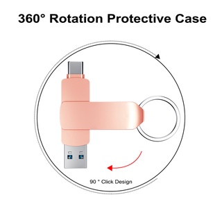 แฟลชไดรฟ์ OTG USB 2 in 1 type-c แบบคู่