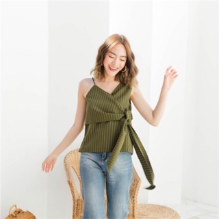 Queensway - One Shoulder Tie Top