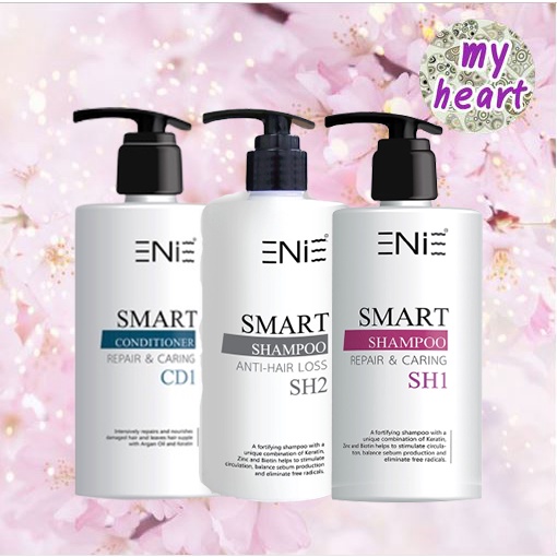 Enie Smart Shampoo Repair & Caring SH1/Anti-Hair Loss SH2/Conditioner Repair & Caring CD1 320 ml สำห