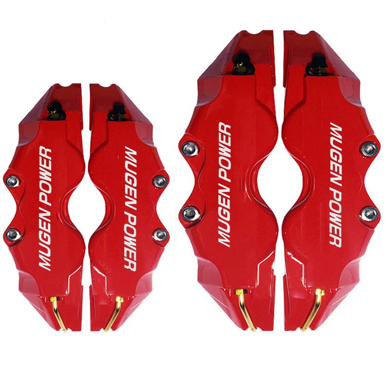 4pcs จัดแต่งทรงผมรถ Universal ล้อเบรค Caliper สําหรับ Honda Mugen Accord Civic Crv City Jazz Hr