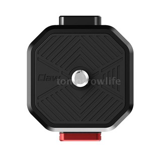 QR Ready Stock Ulanzi Claw Quick Release Plate ขนาดเล็กพร้อมสกรู 1 / 4 นิ้ว 50 กิโลกรัมสําหรับกล้อง Dslr