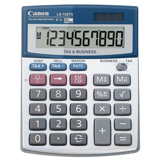 LS-100TS เครื่องคิดเลข Canon 10 หลัก ของแท้ ของใหม่ ประกันศูนย์
