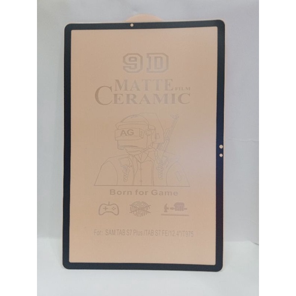 ANTI SCRATCH CERAMIX SAMSUNG TAB S7 FE 5G / S7 PLUS / S8 PLUS, TEMPERD GLASS S7 FE 5G S7 PLUS S7PLUS