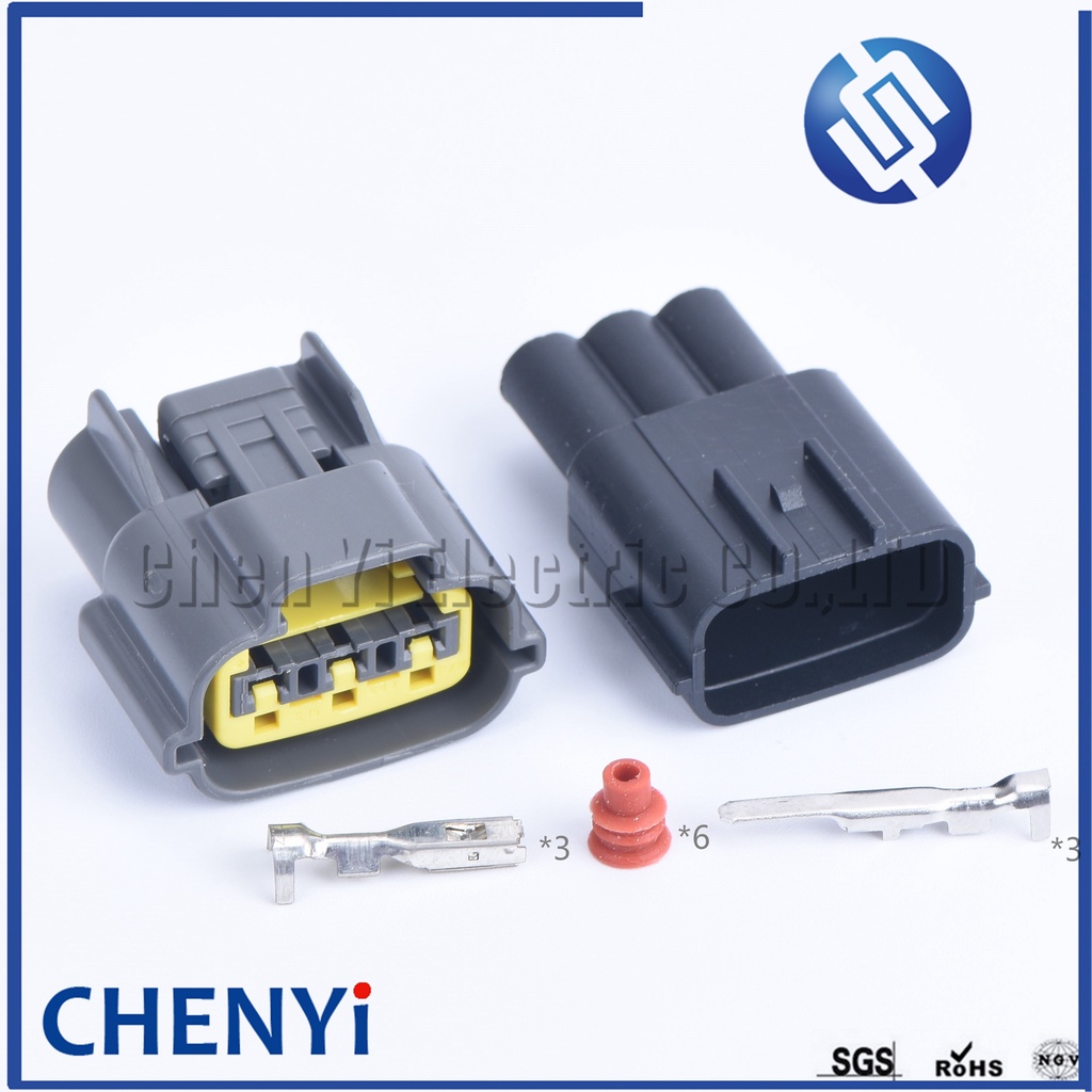 1 ชุด 3 ขา 2.2 ชายหญิงปลั๊กเซ็นเซอร์ TPS 6098-0141 สายไฟเหมาะกับ Renault Nissan Skyline sr20 rb20 rb25 rb26 CEFIRO A32 A33 ,Sentra N16 ปลั๊กจุดระเบิด Coil ซ็อกเก็ต