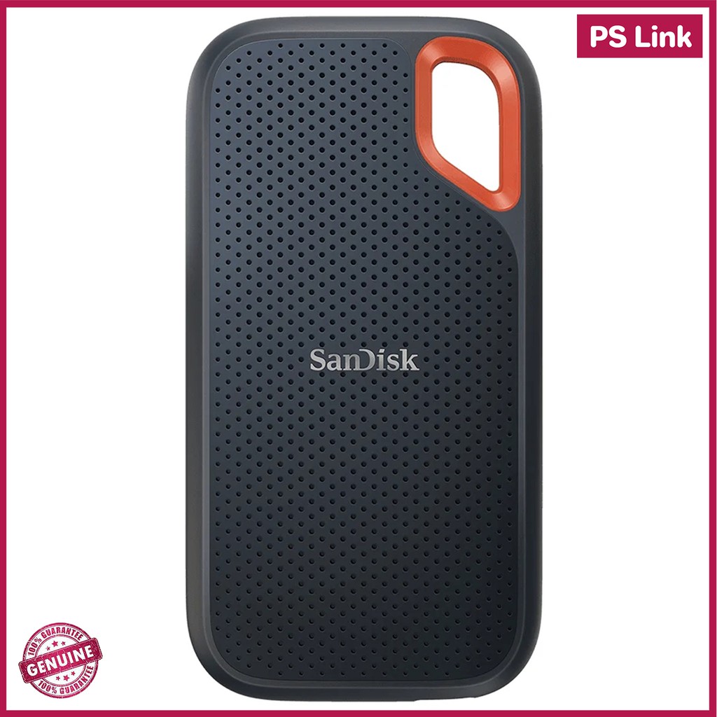Sandisk Extreme Portable SSD, 1TB, USB 3.2 GEN 2, Read upto 1050MB/s, Write upto 1000MB/s (SDSSDE61-