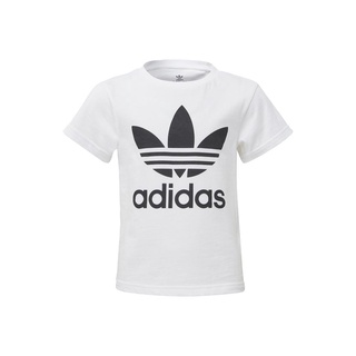 adidas ORIGINALS Trefoil Tee เด็ก ไม่ระบุ เพศ สีขาว DV2857