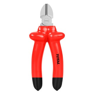 TOTAL คีมปากเฉียง หุ้มฉนวน ขนาด 6 นิ้ว รุ่น THTIP261 ( Insulated Diagonal Cutting Plier )