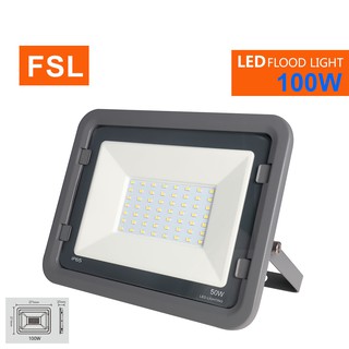 LED FLOOD LIGHT 100W แสงวอร์ม/เดย์