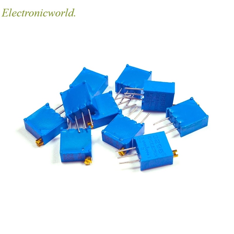 10pcs 3296W 3296 50 100 โอห์ม 1K 2K 5K 10K 20K 50K 100K 200K 500K 1M โอห์ม 103 100R 200R 500R Trimpo