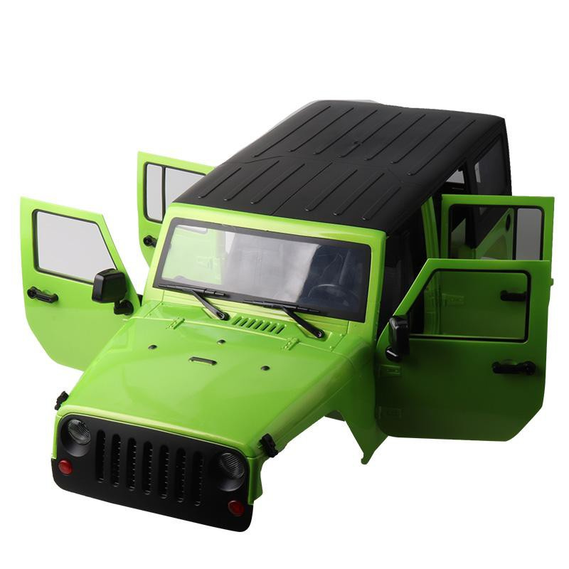 1:10 313mm Wheelbase JEEP Wrangler Hard Plastic Body Shell KIT For 1/10 RC Crawler Cherokee Axial SC