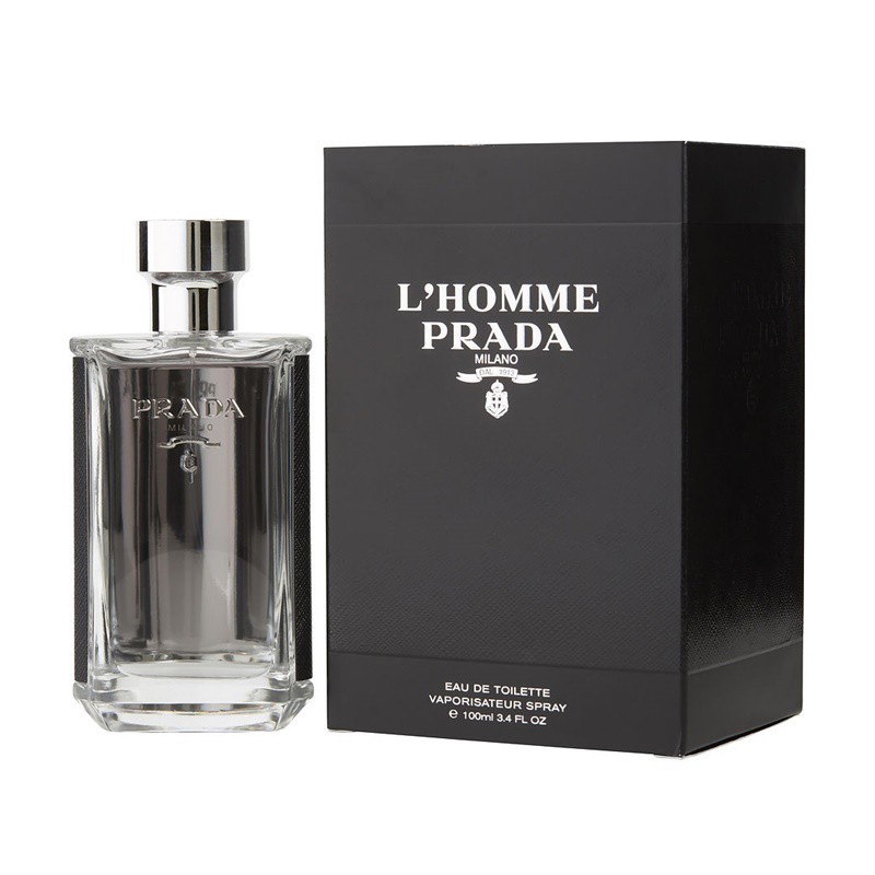 Prada L’ Homme EDT 100 ml. กล่องซีล