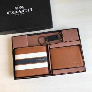 🎄พร้อมส่ง🌟ของแท้💯% 🔥สินค้ามาแรง🔥Coach F75399 กระเป๋าใส่เหรียญกระเป๋าสตางค์ใบสั้นหนังแท้