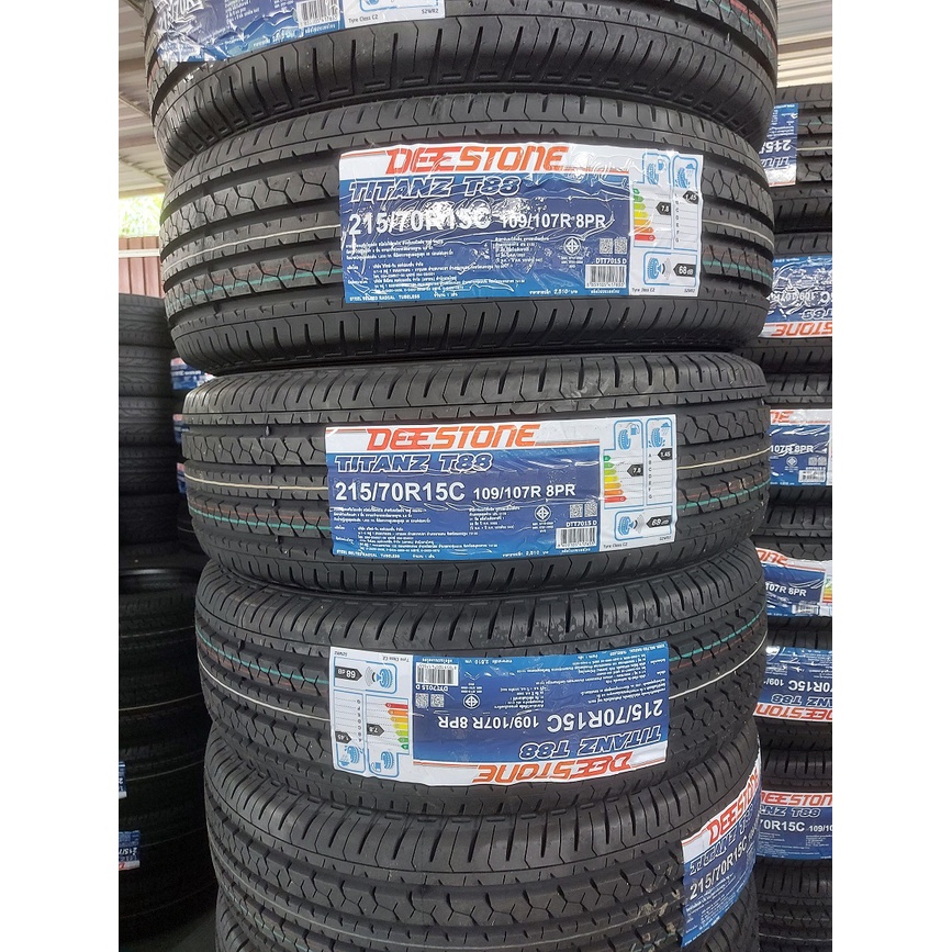 DEESTONE215/70R15CTITANZT88ยางกระบะบรรทุกขอบ15ยางใหม่ปี2024