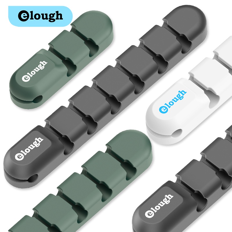 Elough คลิปซิลิโคนสําหรับจัดเก็บสายหูฟังสายเคเบิ้ล Mp3 Mp4 – โปรปัง