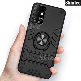 Hard Armor Metal Case Infinix Note 8 8i Hot 10 Play Hot12i Hot 12 Hot 10s Magnetic Phone Casing Ring Cover