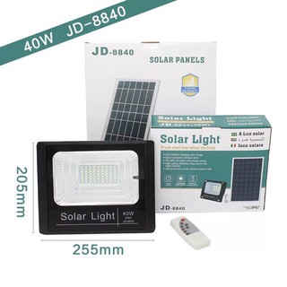 Solar light สปอตไลท์ โคมไฟสปอตไลท์ ไฟโซล่าเซลล์ ไฟLED JD 8840โคมเพชร โคมไฟสวน โคมไฟถนน โคมไฟ