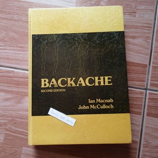 Backache  second edition   /   Ian Macnab, John McCulloch