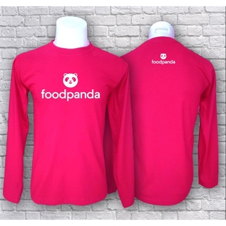 เสื้อแขนยาว Food Panda ลายสกรีนหน้า-หลัง ราคาถูก ผ้าคอตตอน 100%32