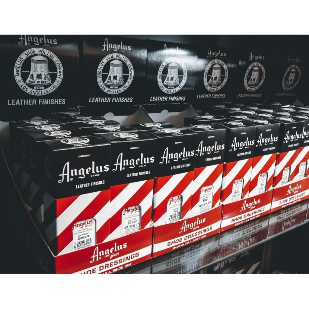 Angelus Suede Dye สีย้อมหนังกลับ 1/2 (รุ่นใหม่packageกล่องสีน้ำเงินนะคะ)