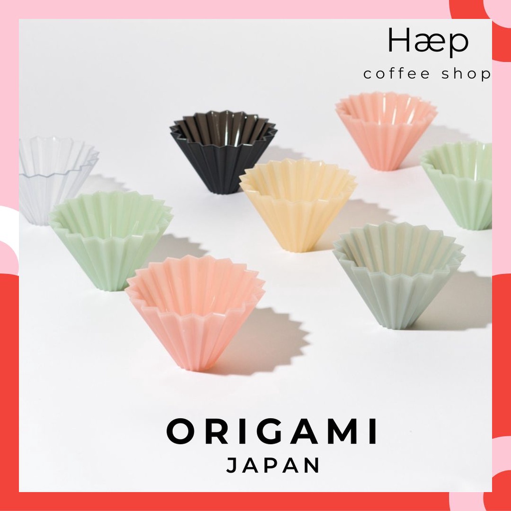 ORIGAMI Air Dripper Size S ดริปเปอร์ กรวยดริปกาแฟ พร้อมกล่อง ไม่รวมฐาน (Acrylonitrile Styrene Plasti