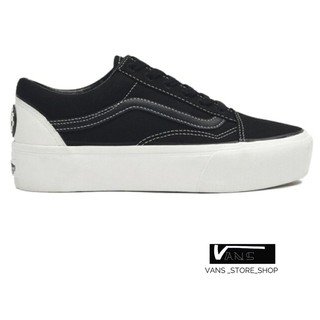 VANS OLD SKOOL PLATFORM GUM HEEL BLACK MARSHMALLOW SNEAKERS สินค้ามีประกันแท้