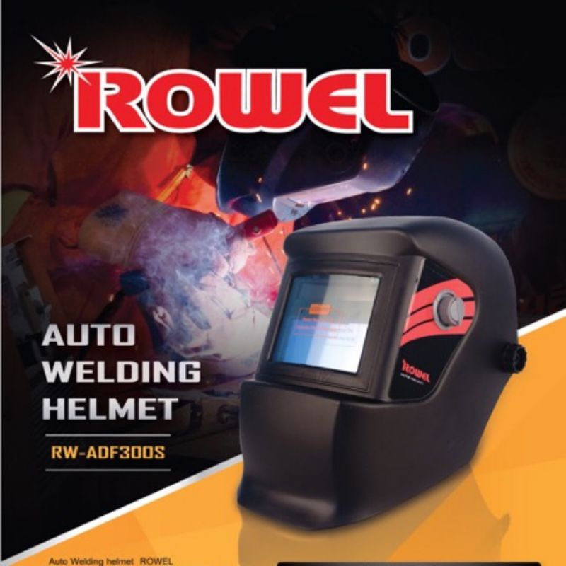 หน้ากากกันแสงเชื่อมสวมหัวระบบออโต้ ROWEL (Auto Welding helmet)