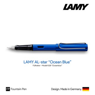 Lamy AL-star "Ocean Blue" Fountain Pen - ปากกาหมึกซึมลามี่อัลสตาร์ รุ่นสีน้ำเงินโอเชี่ยนบลู