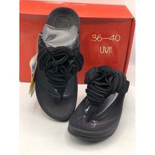 New !! รองเท้าแฟชั่นผู้หญิง รุ่นดอกใหญ่ 36-40