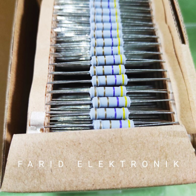 RESISTOR 4.7 OHM 4R7 2WATT ไต้หวันต้นฉบับ