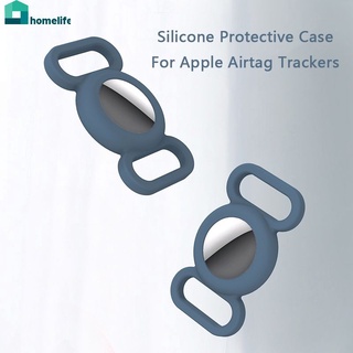  Anti-loss Pet Silicone Case For Apple Airtag Trackers Protective Sleeve Soft Cover For Airtag Locator Anti-lost Keychain HOME