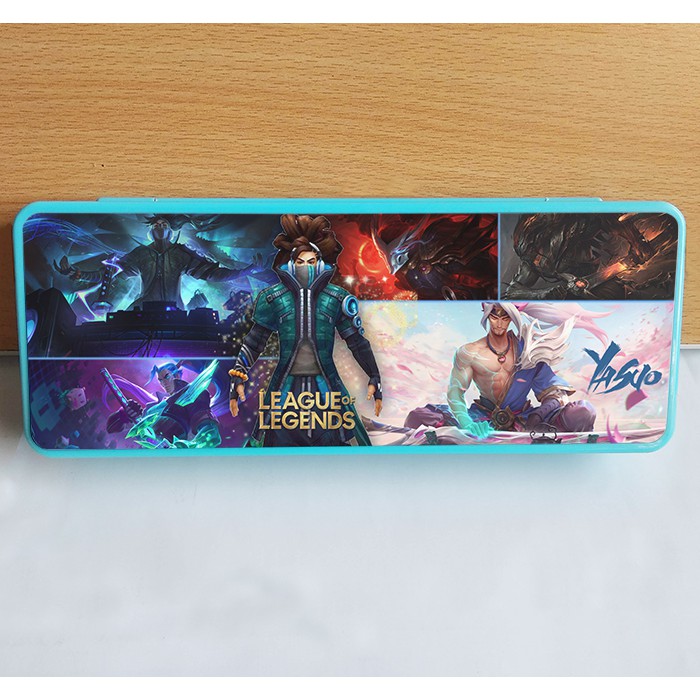 กล่องใส่ปากการูป Yasuo LOL สองชั้น (รุ่นล่าสุด)