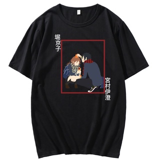 [COD]เสื้อยืดแขนสั้น ผ้าฝ้าย 100% พิมพ์ลายอนิเมะ Horimiya Hori San To Miyamura Kun แฟชั่นฤดูร้อน สําหรับผู้ชาย และผู้หญิ