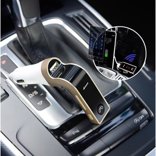 CAR G7 มี5สี อุปกรณ์รับสัญญาณบลูทูธในรถยนต์ Bluetooth FM Transmitter MP3 Music Player SD USB Charger