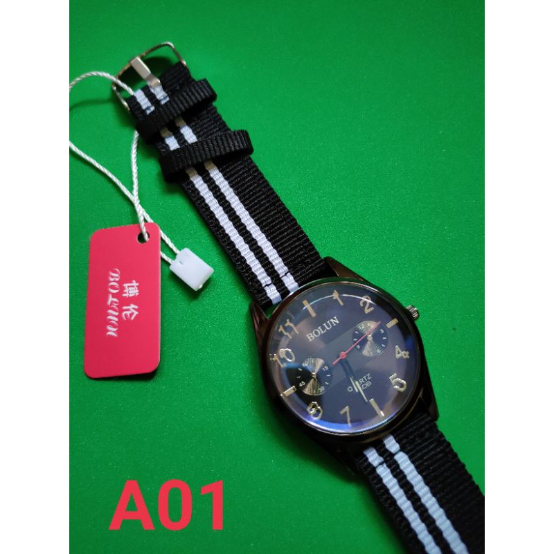 นาฬิกาชายBOLUN สายผ้า