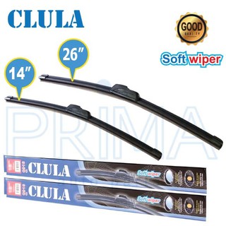 ใบปัดน้ำฝน CLULA ขนาด 14"+26" จำนวน 1 คู่